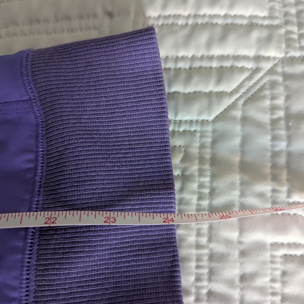 LULULEMOn Purple Voyage Athletic Casual Athleisure Hoodie Sweater Size Medium - Picture 13 of 14
